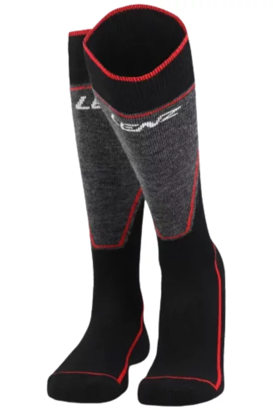 Set 2 x șosete ski Lenz Performance Merino Negru picture - 6