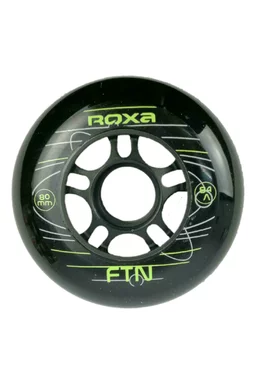 Set 4 x Roți Role Roxa 80 mm 84A Black/Green