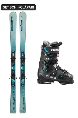 Set Ski Alpin Elan Element 74 W Blue + Clăpari Roxa RFIT HV 75 W 2025-2026 (Schiuri cu legături + ClăparI)
