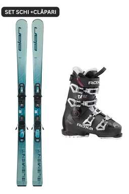 Set Ski Alpin Elan Element 74 W Blue + Clăpari Roxa RFIT HV S W 2025-2026 (Schiuri cu legături + ClăparI)