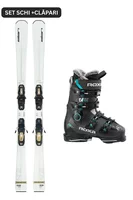 Set Ski Alpin Elan Primetime N2 W White + Clăpari Roxa RFIT HV 75 W 2025-2026 (Schiuri cu legături + ClăparI)