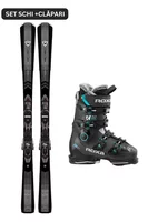 Set Ski Alpin Rossignol Nova 2 Carbon + Clăpari Roxa RFIT W 75 (Schiuri cu legături + Clăpari)