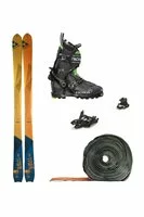 Set Ski de Tură Fischer X-Treme Marker Alpinist 9 Roxa RX Scout (Schiuri + Piei + Legături + Clăpari)
