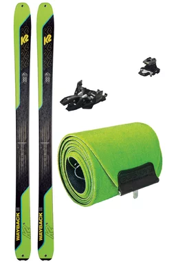 Set Ski de Tură K2 Way Back 88 Marker Alpinist 8 (Schiuri + Piei + Legături)
