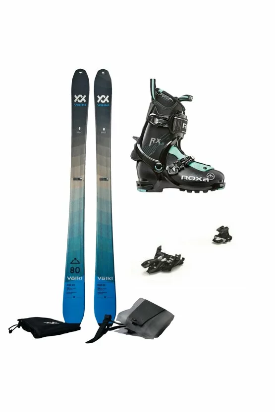 Set Ski de Tură Volkl Rise Marker Alpinist 9 Roxa RX Scout (Schiuri + piei + legături + clăpari) picture - 2