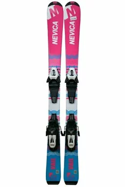 Ski Nevica Vail 5 Set Gi01 Pink Jr + Legătură Salomon