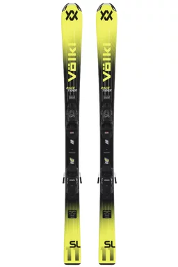 Ski Volkl Racetiger Jr Yellow 2026  + Legături Marker VMotion JR 7