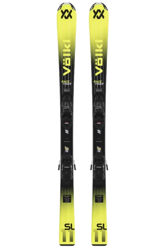 Ski Volkl Racetiger Jr Yellow 2026  + Legături Marker VMotion JR 7 picture - 1