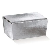 Cutie praline argintie Argintiu 125*80*55mm