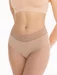 Chiloti brazilieni laser-cut bumbac cu talia medie dantelata Julimex Mood Brasil