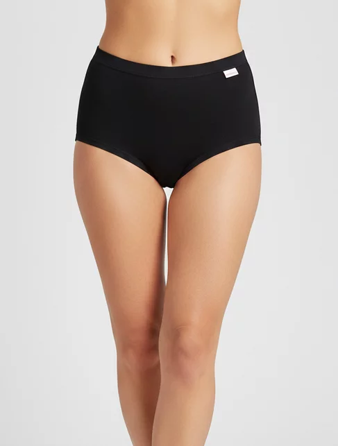 Chiloti clasici bumbac si modal cu talia inalta Cotonella ADD08 0001