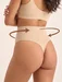 Chiloti tanga modelatori cu talie dublu intarita Gabriella S123 String