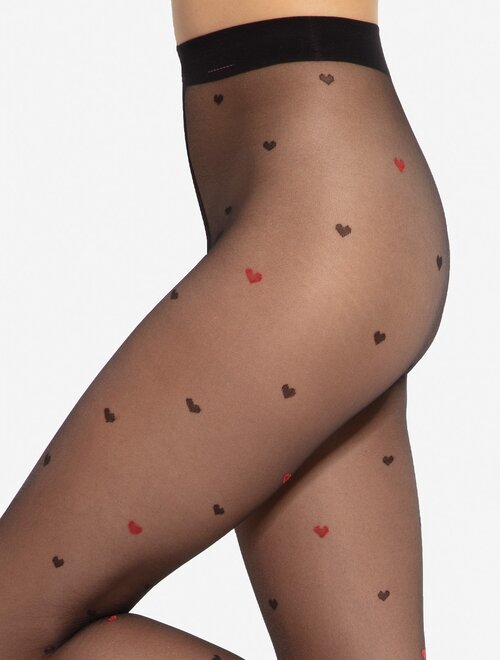 Ciorapi cu inimioare colorate gatta lovely 01
