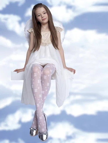 Ciorapi fete cu model Fiore Hope 20 den