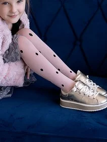 Ciorapi fete cu model buline Knittex Gosia 40 den