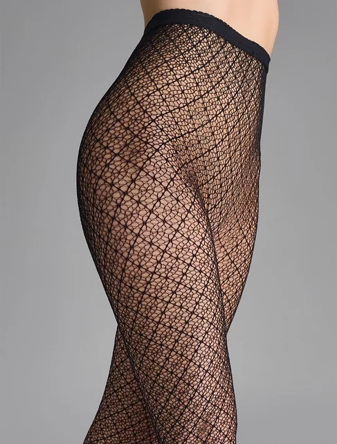 Ciorapi negri model tip mesh Marilyn G005