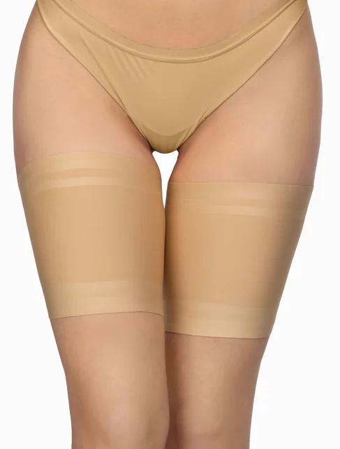 Set 2 jartiere cu silicon pentru preventia iritatiei Annes Satin Thigh