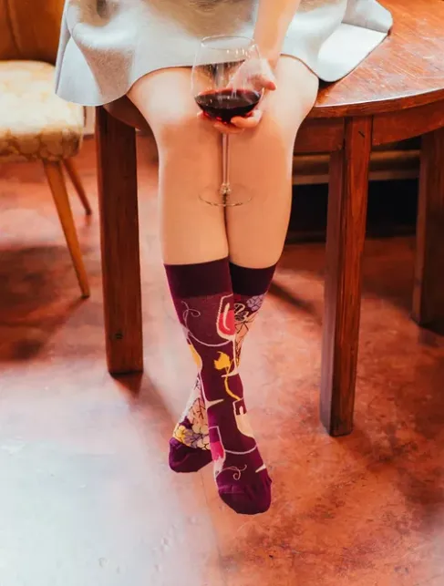Sosete colorate Dedoles Red Wine