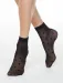 Sosete lycra negre cu inimioare Conte Elegant Lovely 20 den