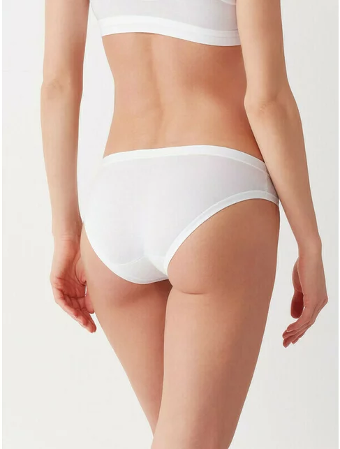 Set 2 perechi chiloti clasici bumbac cu talia joasa Cotonella 3362 0002