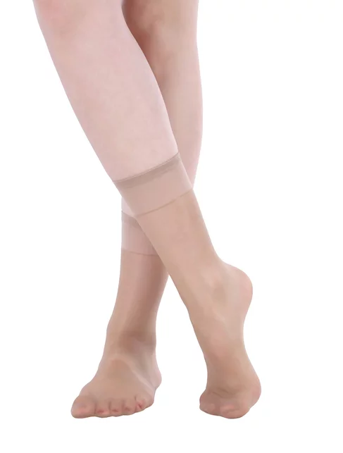 Set 2 perechi sosete scurte fara presiune Knittex Pepe 15 den