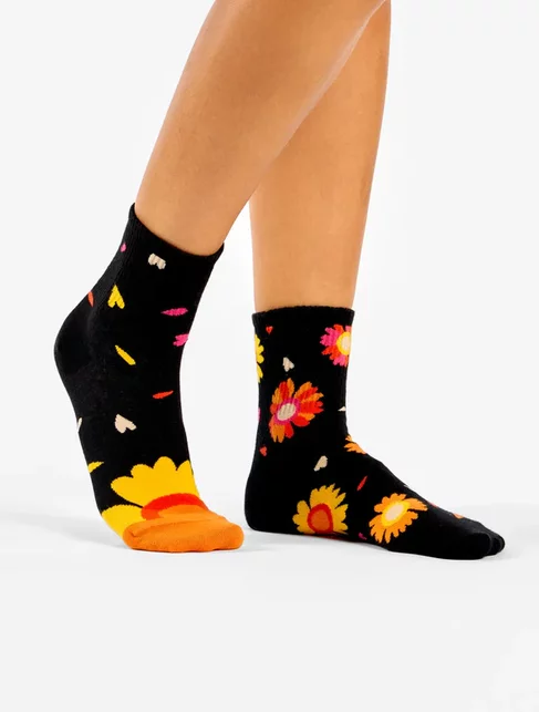 Sosete colorate cu flori Dedoles Loves Me Loves Me Not