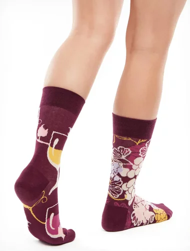 Sosete colorate Dedoles Red Wine