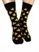 Sosete funny cu ratuste Nanushki Duck In Black