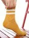 Sosete galbene cu dungi albe Socks Concept 198BRG-3