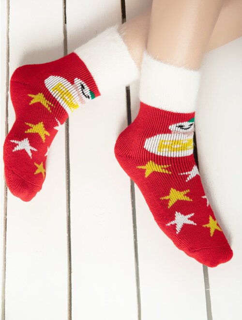 Sosete groase flausate de craciun cu om de zapada socks concept sc-nl51