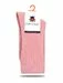 Sosete groase lana roz cu manseta lunga raiata Socks Concept SC-1601-4