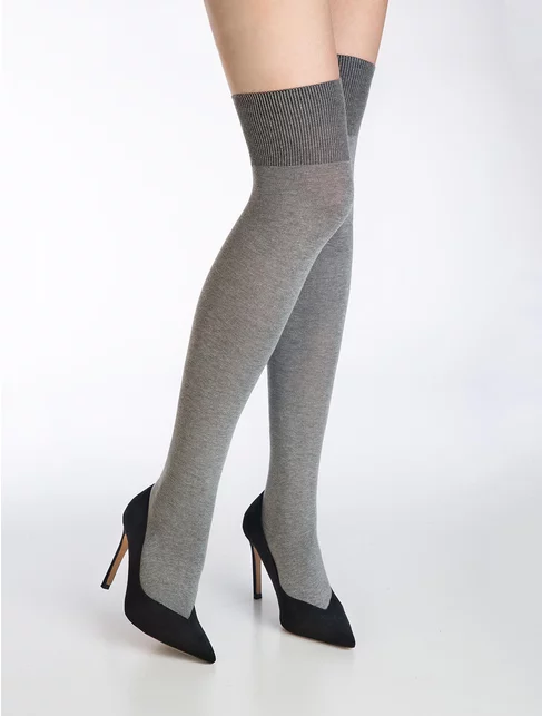 Sosete jambiere bumbac peste genunchi Marilyn Zazu 899 100 den