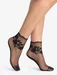 Sosete mesh cu dantela si flori Marilyn Lace E21