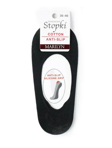 Talpici bumbac cu silicon aplicat la calcai Marilyn Cotton Anti-Slip