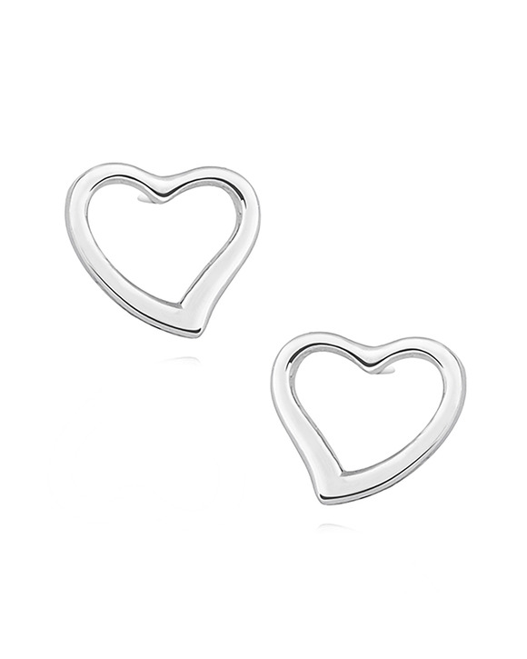 Cercei cu Tortita - Cercei din Argint hearts SVY727