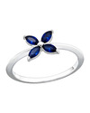 Inel din Argint Model Blue Flower Zirconia SVY892 1