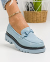Pantofi casual dama albastri A157 1