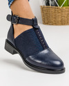 Pantofi casual dama bleumarin A155 1