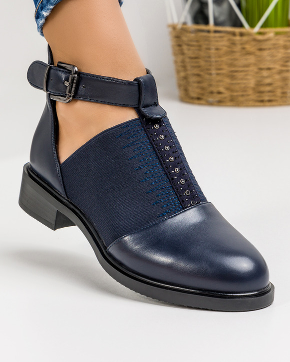 Femei - Pantofi casual dama bleumarin A155