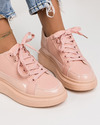 Pantofi casual dama roz A141 3