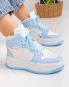 Pantofi sport dama albastri A077 1