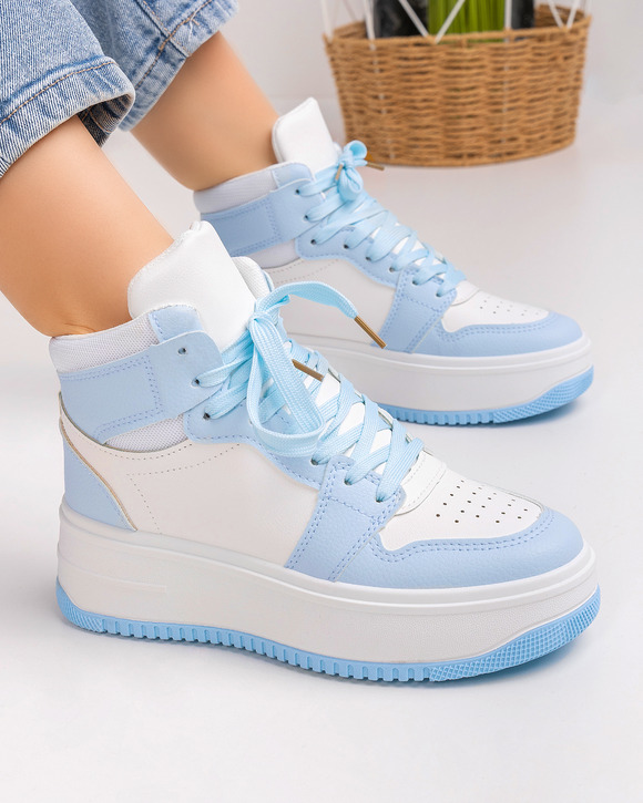Pantofi - Pantofi sport dama albastri A077