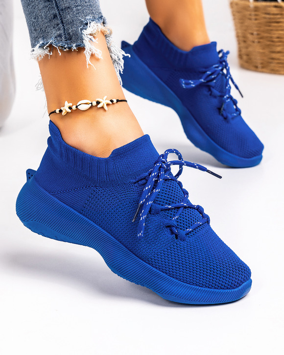 Femei - Pantofi sport dama albastri A087