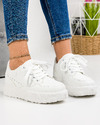 Pantofi sport dama albi A026 1