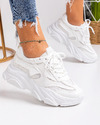 Pantofi sport dama albi A099 1