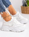 Pantofi sport dama albi A099 3
