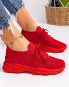 Pantofi sport dama rosii A035 1