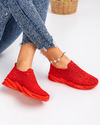 Pantofi sport dama rosii A084 2