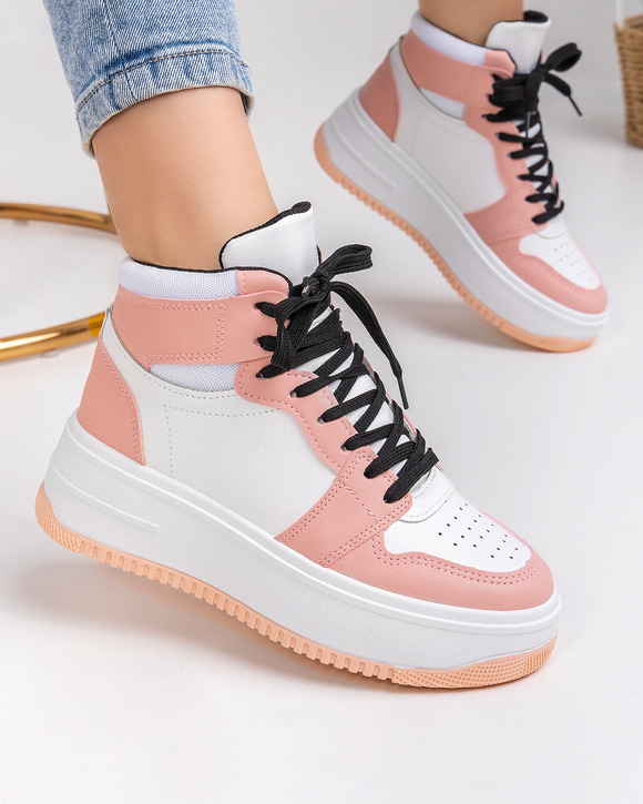 Pantofi sport dama roz A077