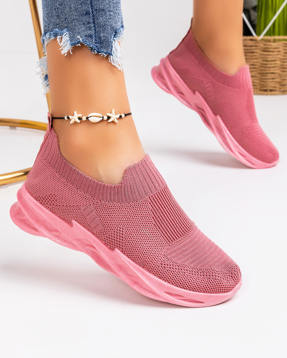Pantofi sport dama roz A084